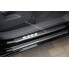 Накладки на пороги (carbon) VW Touran II (2010-2015) бренд – Alu-Frost (Польша) дополнительное фото – 3